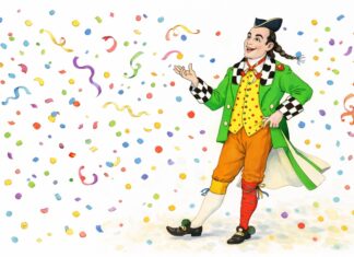 Maschere tradizionali italiane: Stenterello maschera fiorentina di stenterello