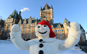 Il carnevale tra la neve in Quebec City