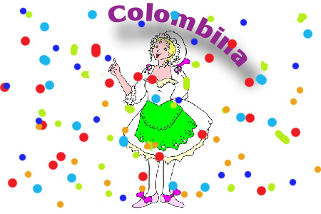 Colombina  Carnevale, Maschere, Maschera