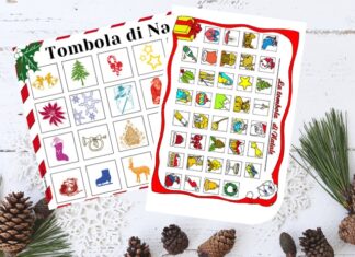 Tombola di Natale fai da te per bambini tombola da scaricare