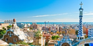 A Barcellona con il piccolo Pietro