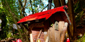 Giocabosco a Gavardo: il parco didattico degli gnomi per bambini Casetta degli gnomi nel bosco didattico