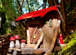 Giocabosco a Gavardo: il parco didattico degli gnomi per bambini Casetta degli gnomi nel bosco didattico