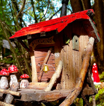 Giocabosco a Gavardo: il parco didattico degli gnomi per bambini Casetta degli gnomi nel bosco didattico