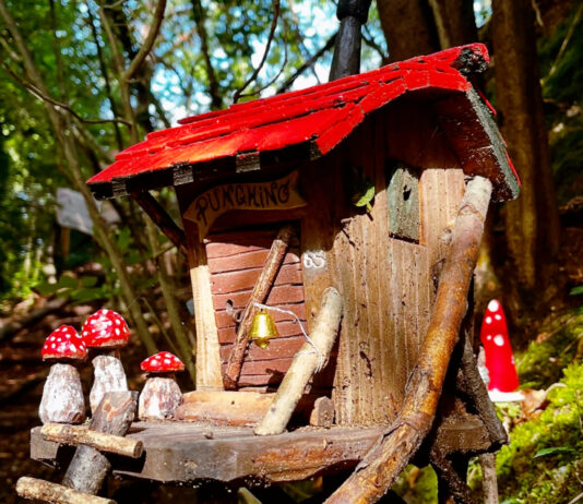 Giocabosco a Gavardo: il parco didattico degli gnomi per bambini Casetta degli gnomi nel bosco didattico