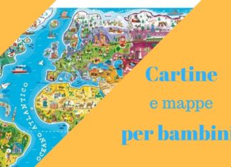 Cartine geografiche e mappe di viaggio per bambini Cartine geografiche e mappe per bambini quando si viaggia in auto