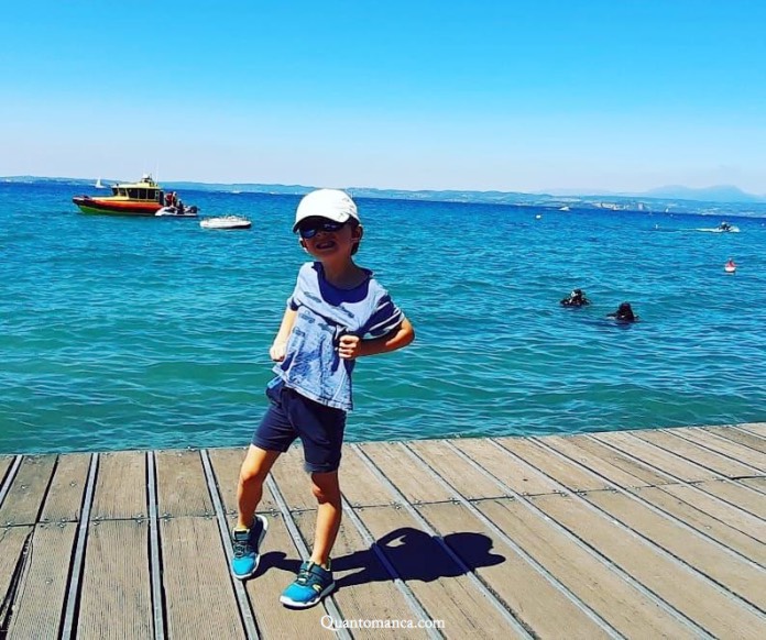 lago di garda con bambini