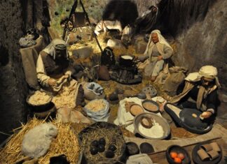 L’ originale Presepe nel Pozzo della Cava di Orvieto presepe pozzo della cava