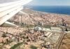 Valencia: come andare dall’aeroporto al centro e la Valencia Tourist Card panoramica di valencia vista da un oblo di aereo
