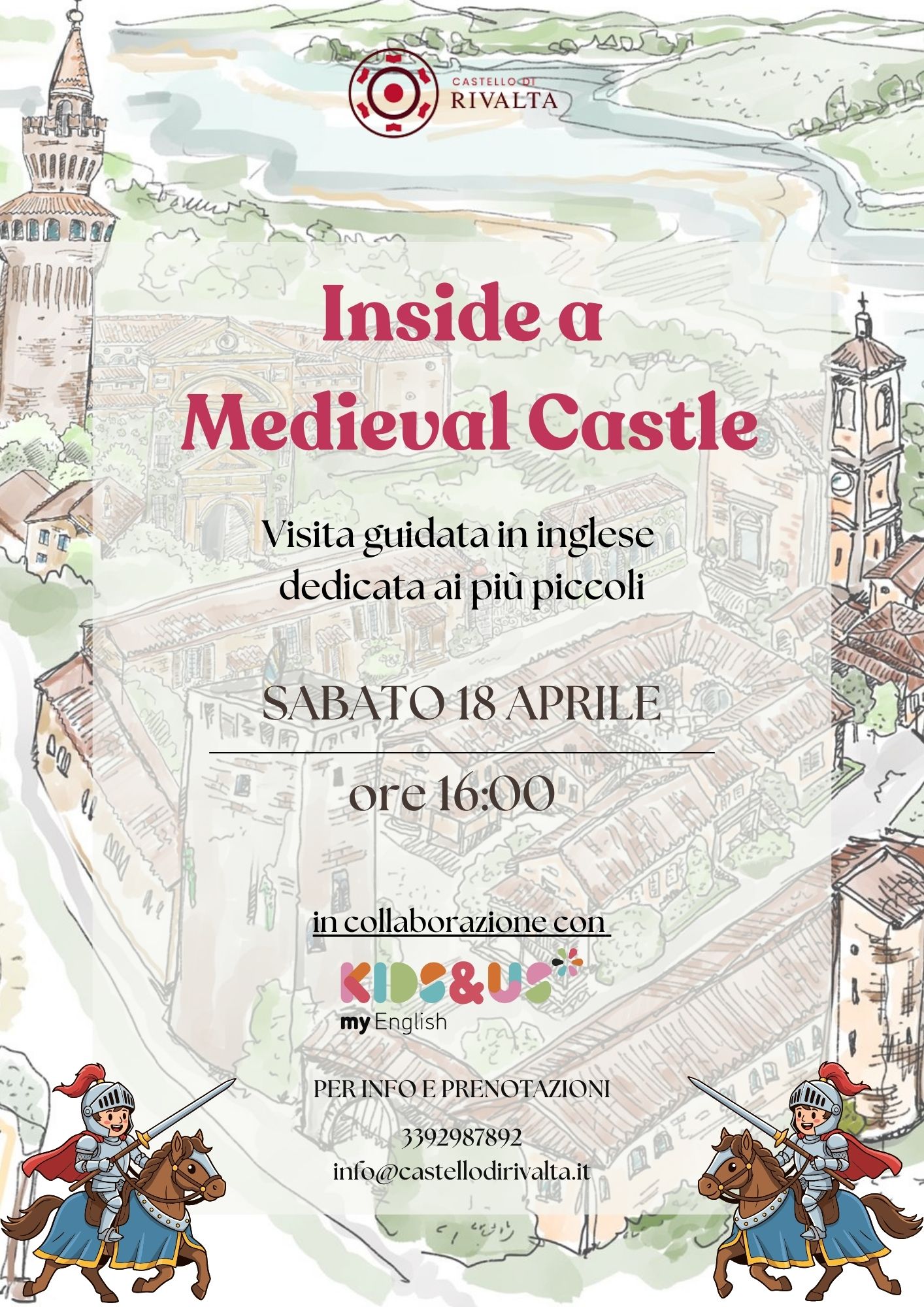 eventi per bambini al castello di rivalta