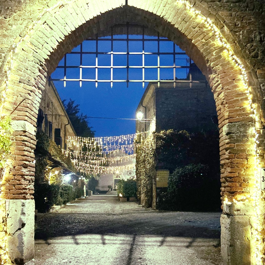 luminarie per capodanno al castello di rivalta