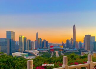 Shenzhen: perché fermarsi una settimana nella città più futuristica della Cina Skyline futuristico di Shenzhen nel distretto di Futian