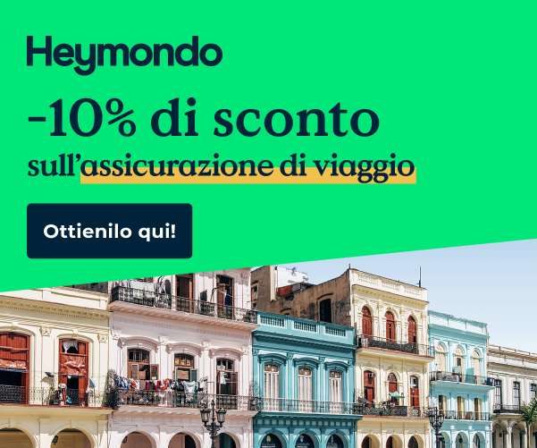 assicurazione viaggio con sconto 10%