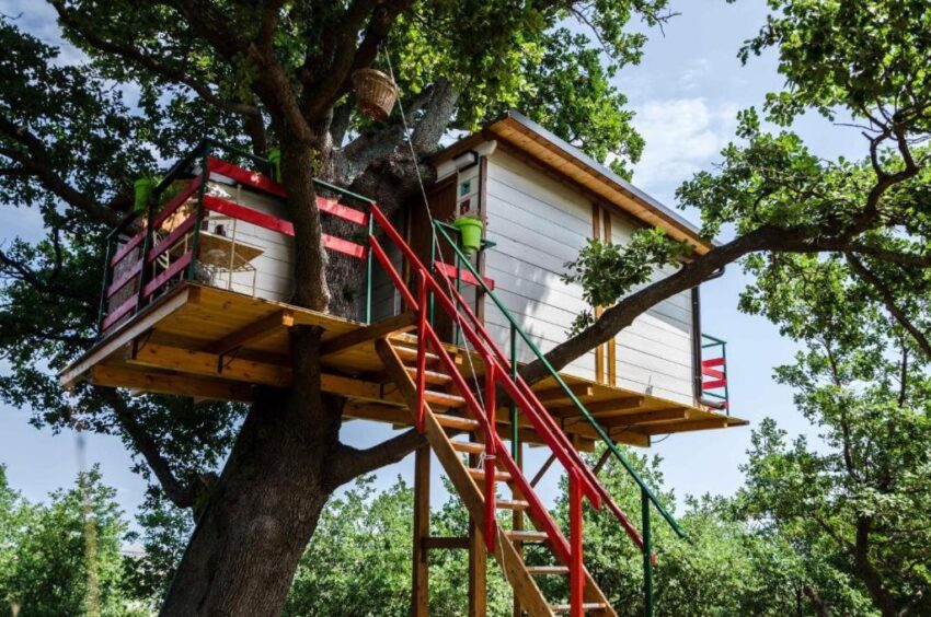 casa sull' albero in abruzzo