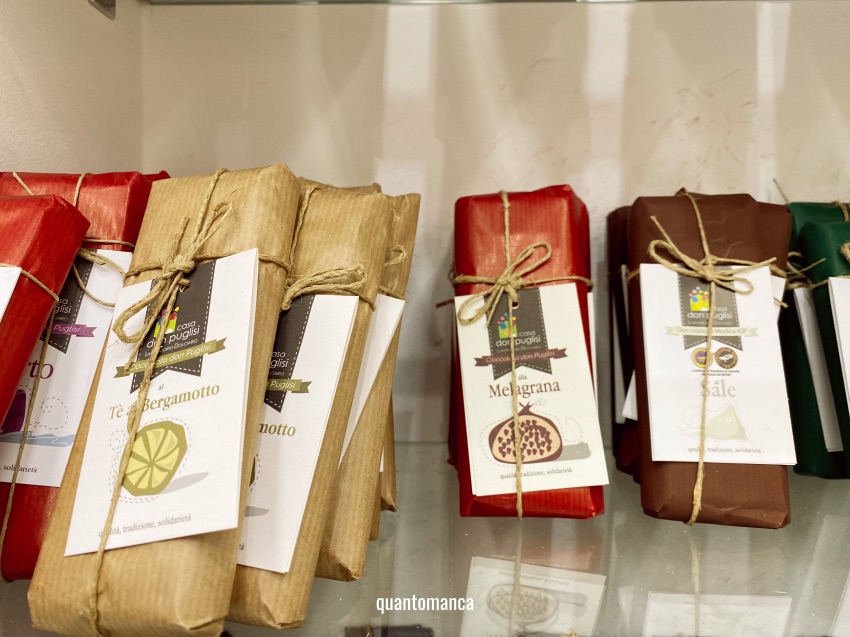 Tavolette di cioccolato di Modica con vari gusti