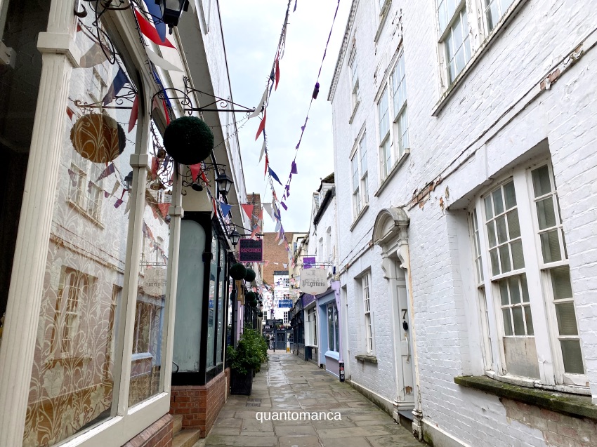 vicoli del centro storico di Gloucester