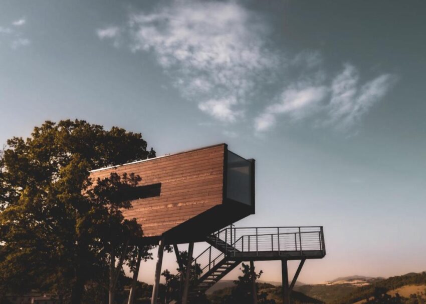 casa sull' albero in umbria