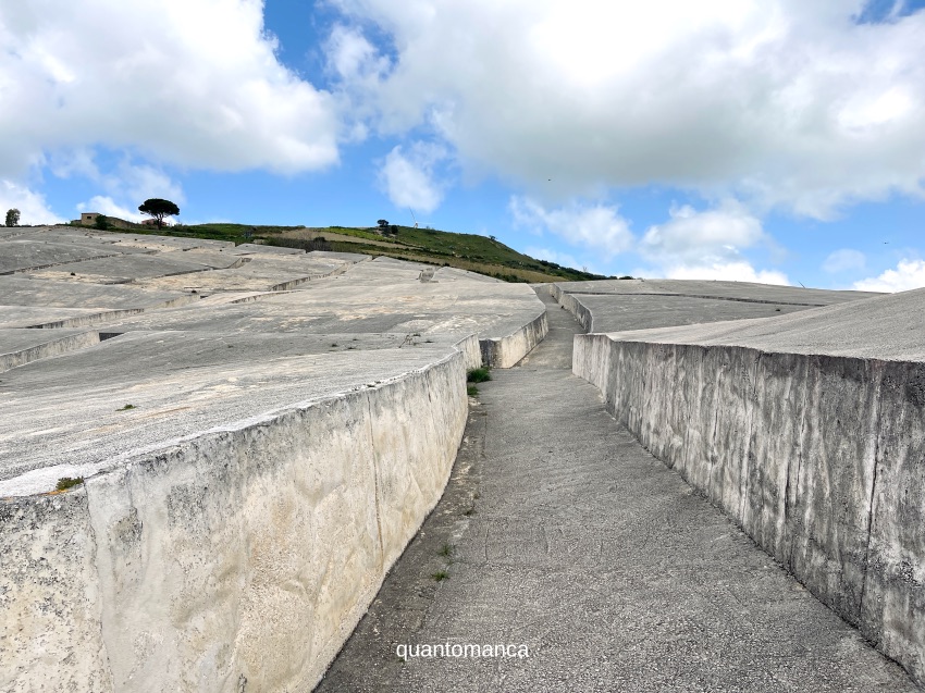Cretto a Gibellina Vecchia, il paese distrutto dal terremoto del 15 gennaio 1968