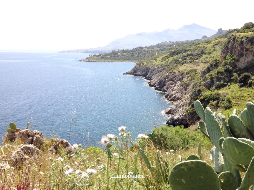 vista panoramica dalle riserva dello zingaro