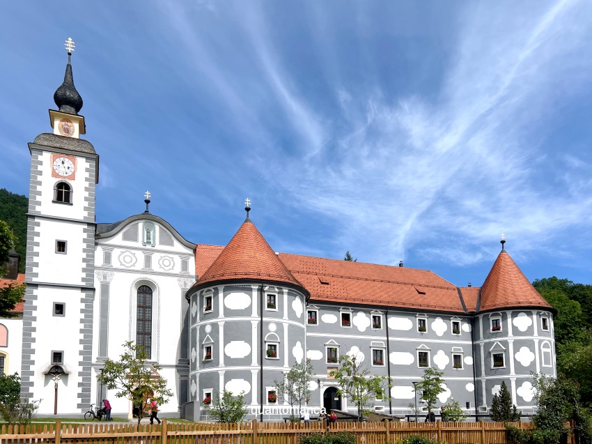 Monastero di Olimje vicino alle terme olimia in slovenia