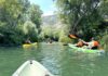 Canoa sul Tirino: un’esperienza lenta e rilassante in Abruzzo escursione in canoa sul fiume tirino in abruzzo