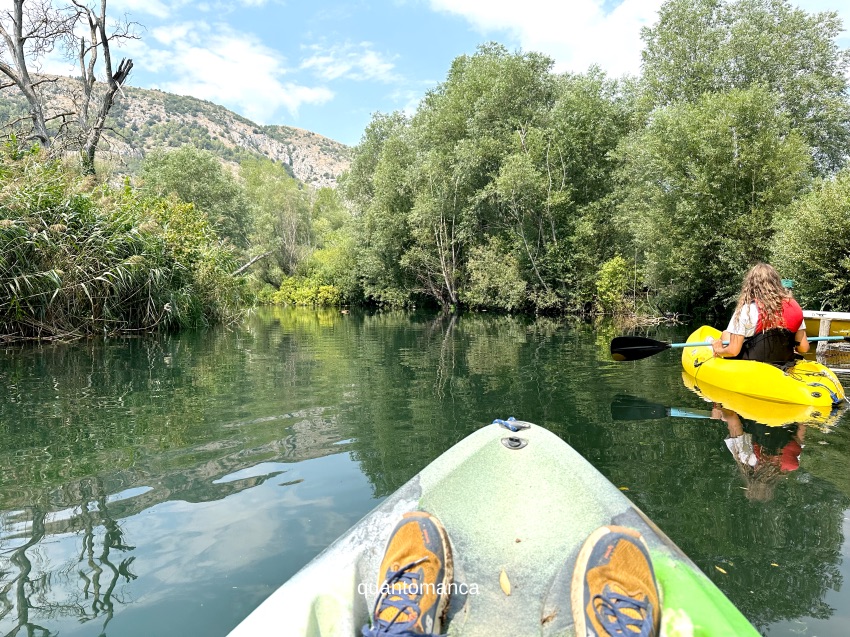 canoa sul Tirino partondo da Bussi sul Tirino
