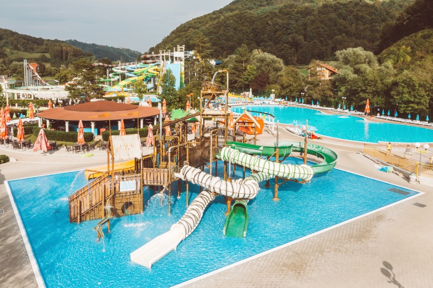 Parco Termale Aqualuna delle terme olimia in slovenia