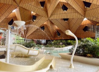 Terme Olimia in Slovenia: ci siamo stati, ecco cosa sapere davvero piscina per bambini con giochi alle terme olinia slovenia