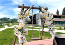 Siamo stati alle Terme Tuhelj in Croazia: tutto quello che devi sapere sulle terme e sull’Hotel Well vista delle terme tuhelj in croazia e sullo sfondo hotel well family