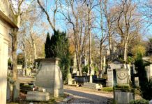 Halloween a Parigi: parchi, misteri e brividi per tutta la famiglia vista delle tombe al cimitero Père-Lachaise di parigi