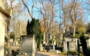 Halloween a Parigi: parchi, misteri e brividi per tutta la famiglia vista delle tombe al cimitero Père-Lachaise di parigi