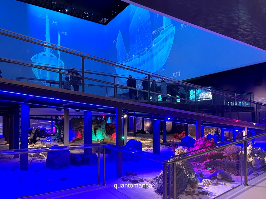 sezione marittima del museo nazionale di haikou sull' isola di hainan