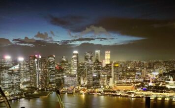 Singapore cosa vedere: le attrazioni principali in due giorni le luci dei grattacieli di singapore visti di notte