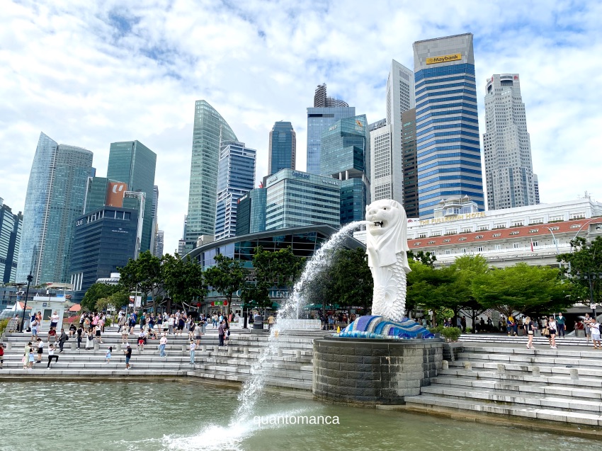 Marina Bay e lo skyline di Singapore